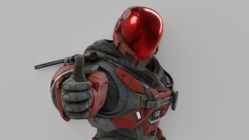 Pointing animation test [Blender]