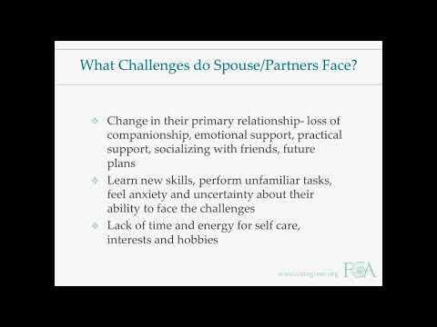 Alzheimer’s Disease and Spouse Caregiver Support