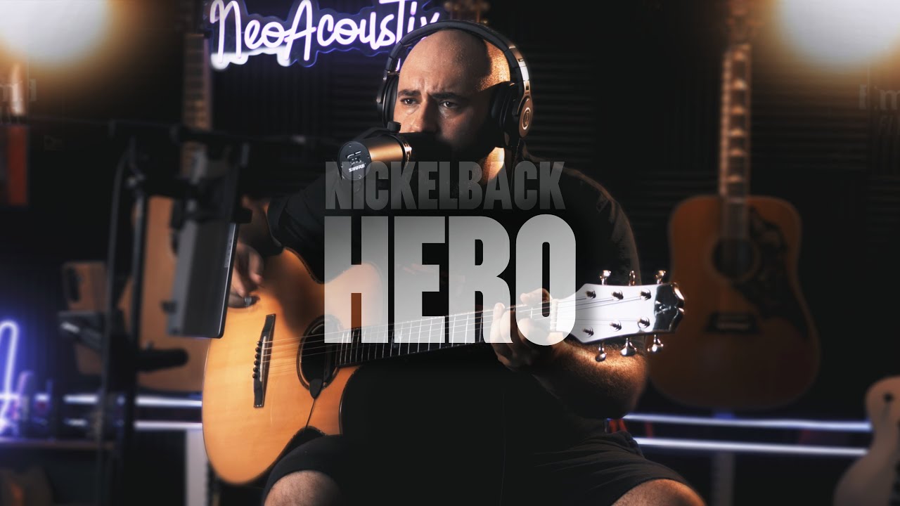 Nickelback - Hero Acoustic Guitar Cover auf YouTube ansehen Nickelback - Hero Acoustic Guitar Cover auf YouTube ansehen