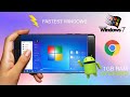 How to install windows 7 on android | limbo emulator on android | Fastest windows emulator