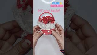 paper cup mini basket/DIY easy basket #diy #craft #artandcraft #papercraft #shorts #trendingshorts