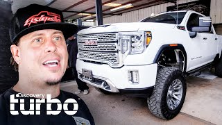 Aumentando el tamaño de una enorme camioneta GMC | Texas Metal | Discovery Turbo Brasil