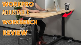 WORKPRO Adjustable Workbench Review: The Perfect Addition to Your Workshop!