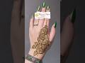 Maroccan henna design نقش حناء خفيف  #shorts #art #henna #fyp #top #best