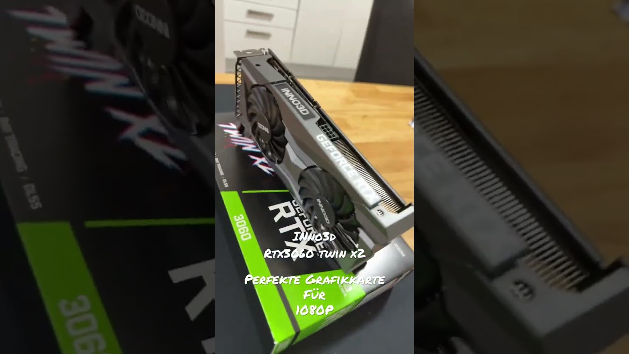 INNO3D GeForce RTX 3060 Twin X2 12GB! Unboxing! Top Grafikkarte fur 1080P 😎😎👍👍💪💪