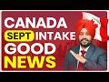 CANADA SEPTEMBER INTAKE GOOD NEWS | STUDY VISA UPDATES 2026 | USA CANADA UK | THE VISA OFFIC