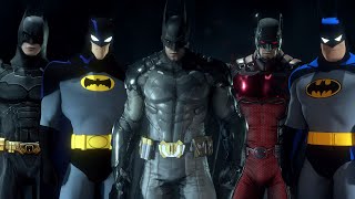 Batman Arkham Knight: Suit Ups Part 3 with DLC & Mod Skins