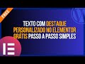 Como Destacar parte dos Títulos no seu site Wordpress usando o Elementor Gratuito