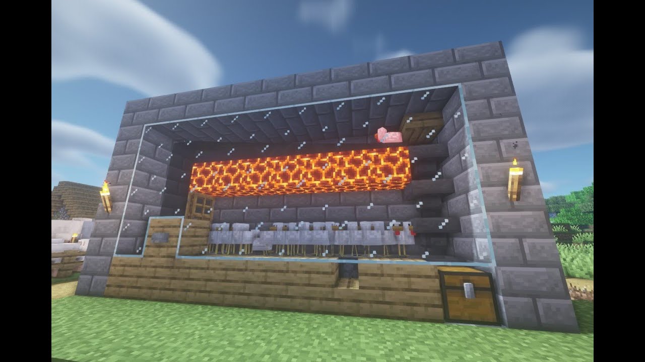 Minecraft How to make Chicken auto farm YouTube