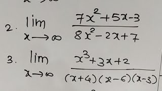 Limit At Infinity Problem