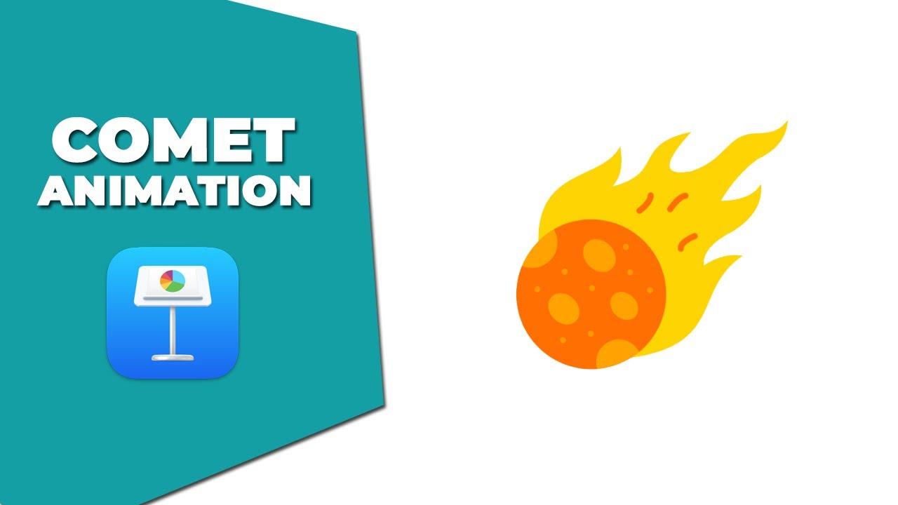 How to add Comet animation in Apple Keynote - YouTube