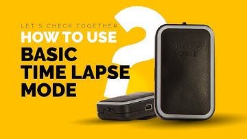 How to use the Basic Timelapse Mode in MIOPS RemotePlus