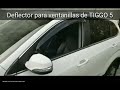 Deflectores para ventanillas Chery Tiggo 5 / Grand Tiggo