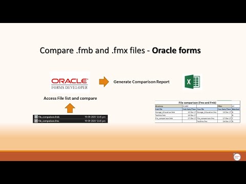 Compare .fmb and .fmx files - Oracle forms