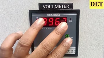 How to Program SATYA PENTA 3V DIGITAL VOLTMETERS #Satyaelectrocom #digitalvoltmeter #det #dronveer
