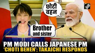 PM Modi begins his speech by calling Japan PM Sanae Takaichi as "choti bhen", Japanese PM responds