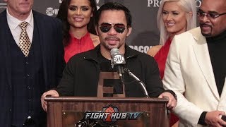 MANNY PACQUIAO'S FULL POST FIGHT PRESS CONFERENCE -PACQUIAO VS BRONER