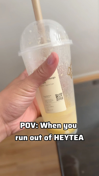 2 Ingredient HEYTEA Sweet Coconut Grape Boom 🍇 No Added Sugar