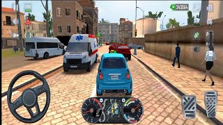 MINI TAX DRIVING IN ROME CITY 🚖🚳🚸🛣️; Taxi sim 2023 Evolution -Gameplay screenshot 4