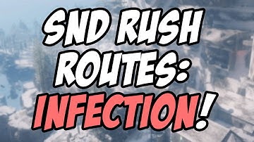 Search and Destroy Rush Routes Ep 4: Infection! Best Rushes BO3 (Black Ops 3: MLG Tips and Tricks)