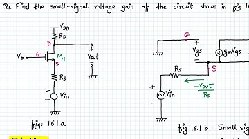 Analog VLSI Design Lecture 16 Part 1: Common gate amplifier with internal source resistance
