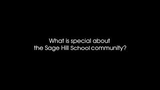 What is special about the Sage Hill School Community