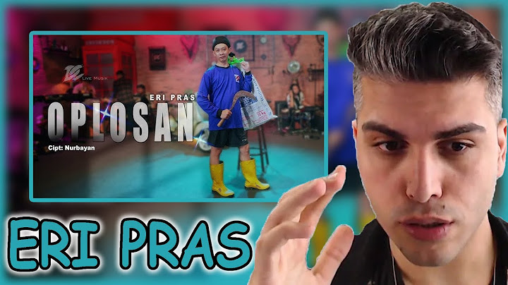 ERI PRAS - OPLOSAN (OFFICIAL LIVE MUSIC VIDEO) | DC MUSIK REACTION
