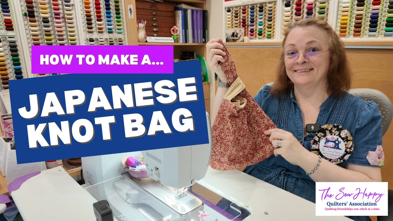 Make This Elegant Japanese Knot Bag In Minutes - YouTube