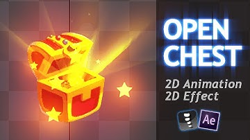 Spine 2D Tutorial: How To Animate Cartoon Gift Treasure Chest Openings