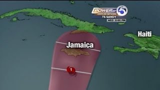 4:30am: Tracking Tropical Storm Sandy