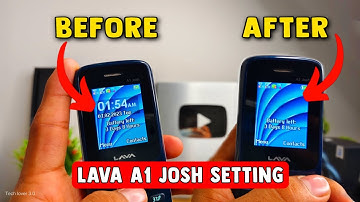 Lava A1 Josh Time And Date Not Show  ( Show Date And Time ) #lava