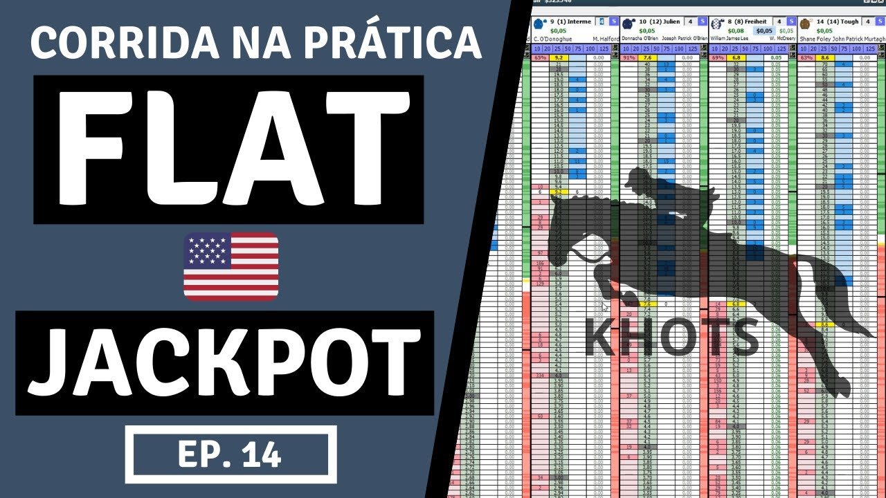 Corrida de cavalo na prática - FLAT - Americana - 14 Betfair 
