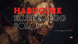 Call of Duty WWII Zombies "The Final Reich" Hardcore EE Solo!