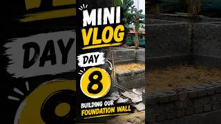 Building foundation wall | Day 8 | Chang Ghar |#justiceforzubeengarg #minivlog  #contentcreator