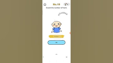 Brain out level 13 |Count the number of hairs #shorts #gaming #pro #short #ytshorts