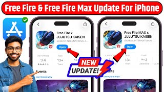 ⚡Free Fire & Free Fire MAX x JUJUTSU KAISEN New Update For iPhone/iPad | Free Fire Update For iPhone