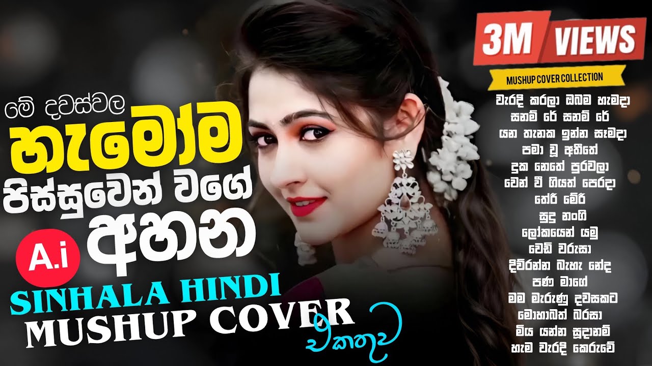 හැමෝම ආසාවෙන් අහන කොච්චර ඇහුවත් එපා වෙන්නේ නැති SINHALA HINDI EDM MASHUP COVER COLLECTION එක 2026