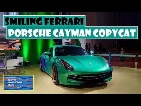 Smiling Ferrari Chinese Porsche Cayman Copycat, live photos at Auto ...