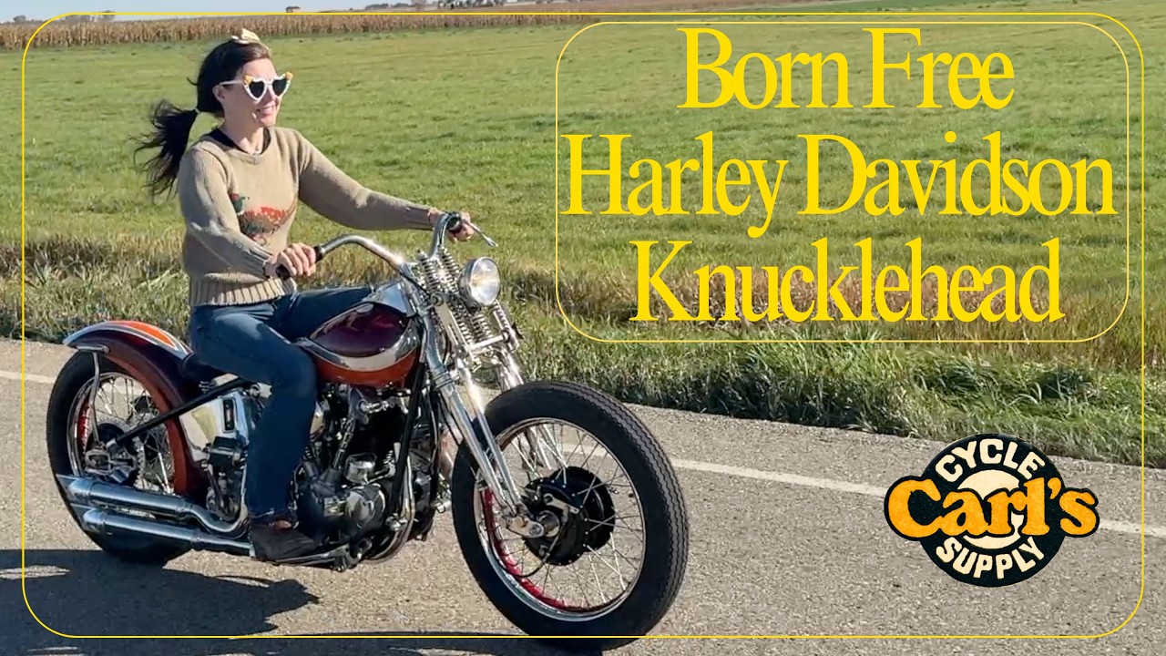 Custom-1940-Harley Davidson Knucklehead--Born Free Bobber - YouTube