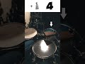 Linear drumming with cowbell #Shorts