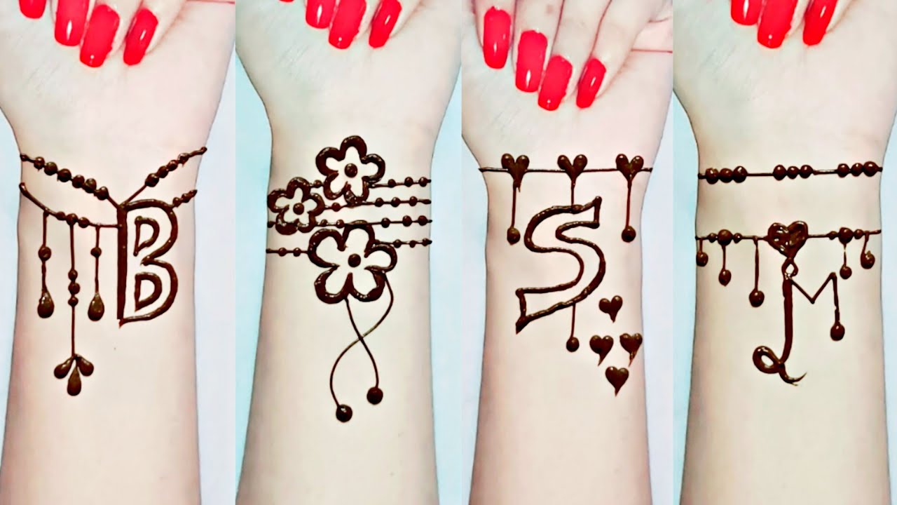 4 🔥Easy Bracelet Mehndi Designs || Tattoo Mehndi Designs || Dollyarts ...