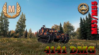 M53/M55 бой на мастера WoT replays  / Ace tanker WoT