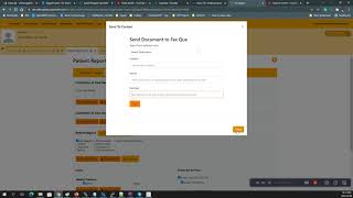How to send a one time eFax in OpenEMR from the documo module?