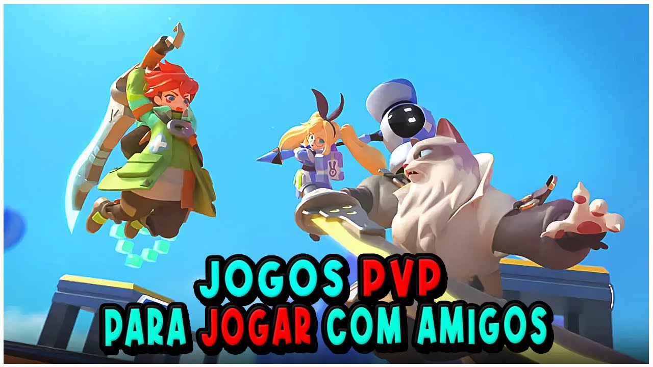 TOP 5 JOGOS DE ANDROID PARA JOGAR COM AMIGOS !! 