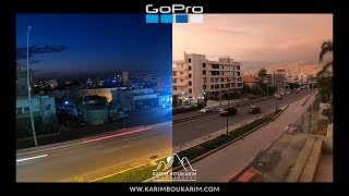 #GoPro #Timelapse | 24 hours of cars light trails by Karim Boukarim