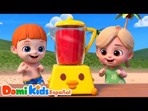 🥤 ¡Abrió el Puestito de Jugos en la Playa! 🌴 Canción Infantil Divertida | Domi Kids en Español