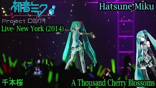 Hatsune Miku EXPO 2014 Concert- New York- Hatsune Miku- 千本桜- Senbonzakura HD 60FPS