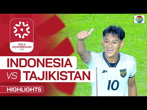 anugerah77 x hemat178 - Indonesia vs Tajikistan | Highlights Piala Kemerdekaan 2025