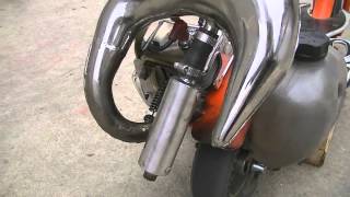 Custom Goped Super X-Ped start up and Walk around