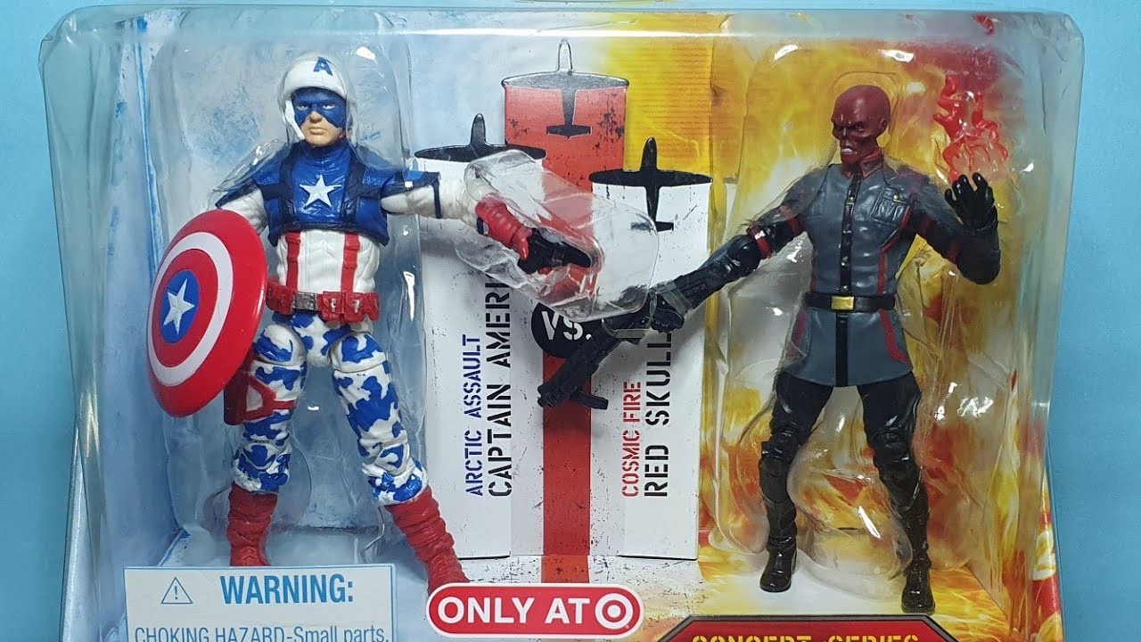 Marvel Arctic Assault Captain America vs Red Skull 2pk Avengers Target C9 2011 